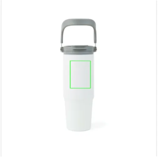 blanco, gris VINGA Eos trek RCS reciclado SS 880 ml