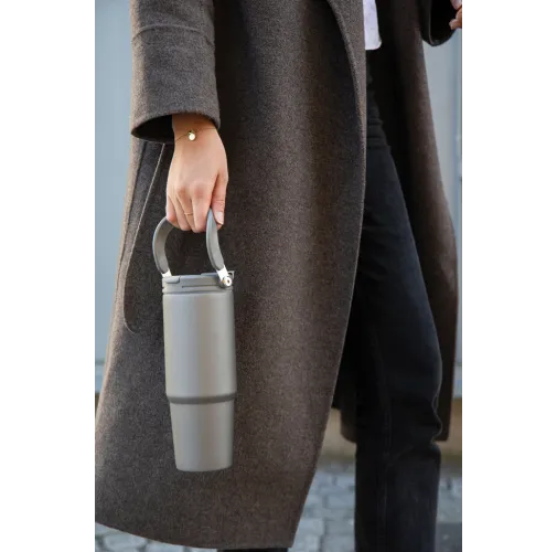 gris, gris VINGA Eos trek RCS reciclado SS 880 ml