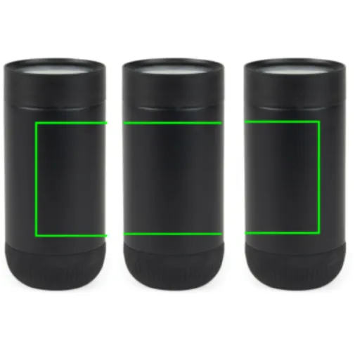 negro, negro Taza push VINGA Erie RCS SS reciclada 350 ml