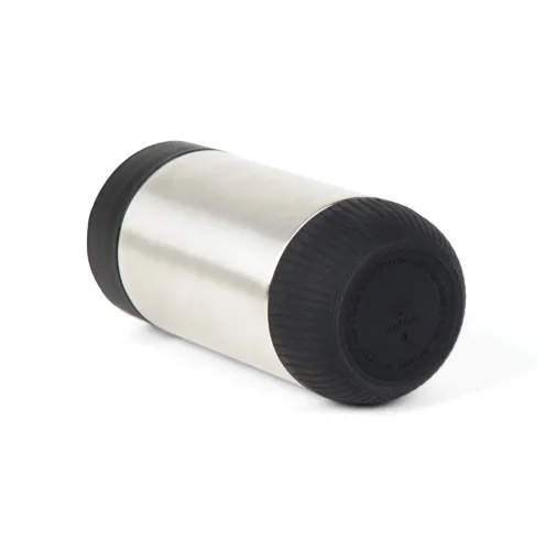 plata, negro Taza push VINGA Erie RCS SS reciclada 350 ml