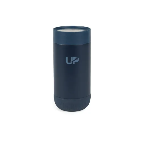 azul marino, azul marino Taza push VINGA Erie RCS SS reciclada 350 ml