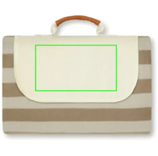 Manta picnic mediana VINGA Alba GRS RPET