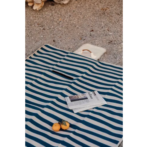 Manta picnic mediana VINGA Alba GRS RPET