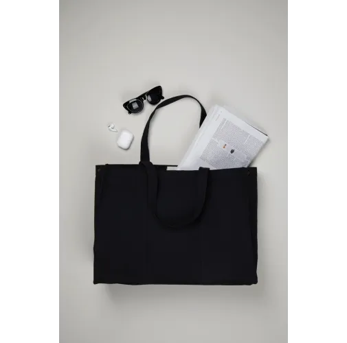 negro Gran bolsa VINGA Hilo lona reciclada AWARE™