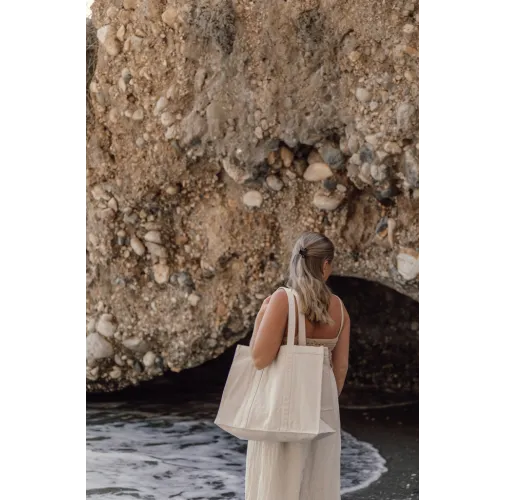 blanquecino Gran bolsa VINGA Hilo lona reciclada AWARE™