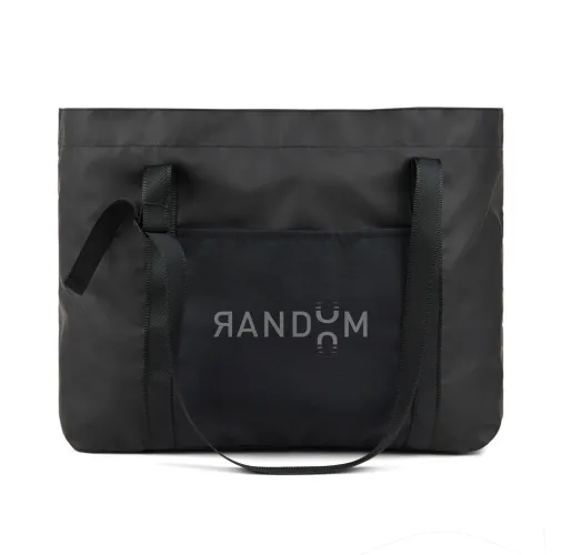 negro Bolsa maxi VINGA Livorno poliéster reciclado GRS