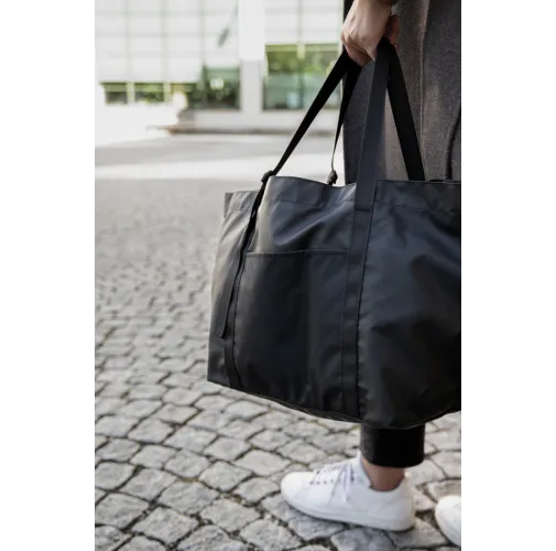 negro Bolsa maxi VINGA Livorno poliéster reciclado GRS