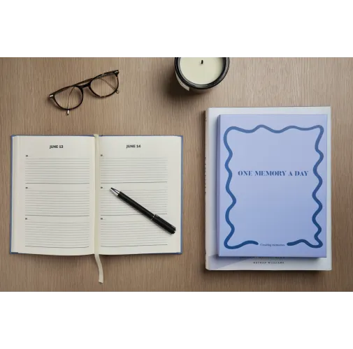 azul Diario VINGA en papel reciclado GRS