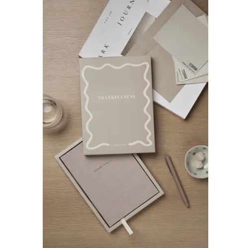 Diario de papel reciclado VINGA Thankfulness GRS