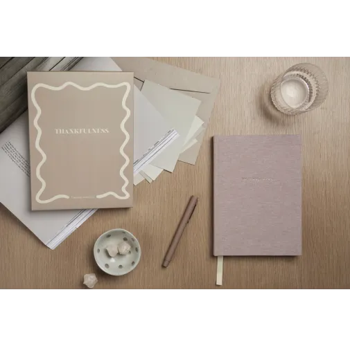 Diario de papel reciclado VINGA Thankfulness GRS