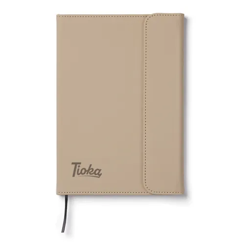 greige Cuaderno de PU y papel certificado VINGA Baltimore GRS