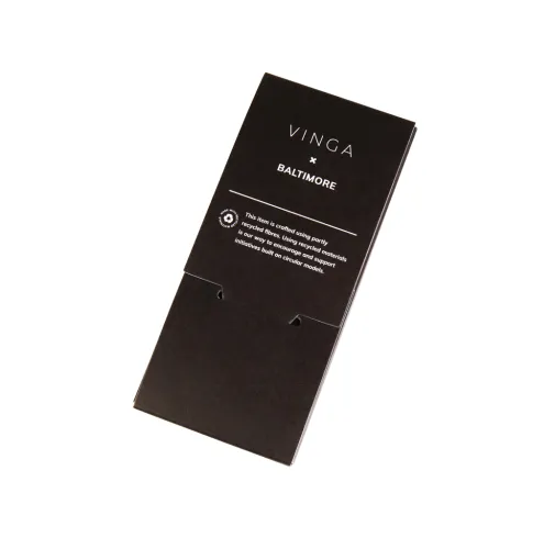 negro Etiqueta equipaje VINGA Baltimore poliéster RCS reciclado