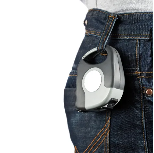 Flexómetro con mosquetón