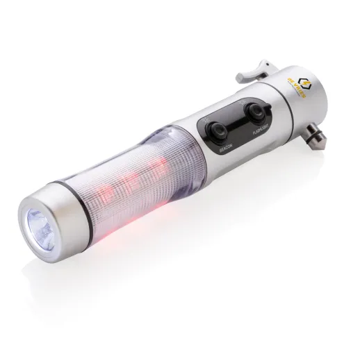 Luz emergencia con martillo