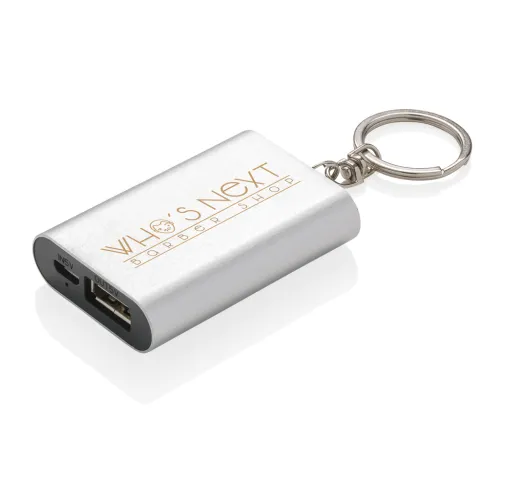 plata Powerbank llavero 1.000 mAh