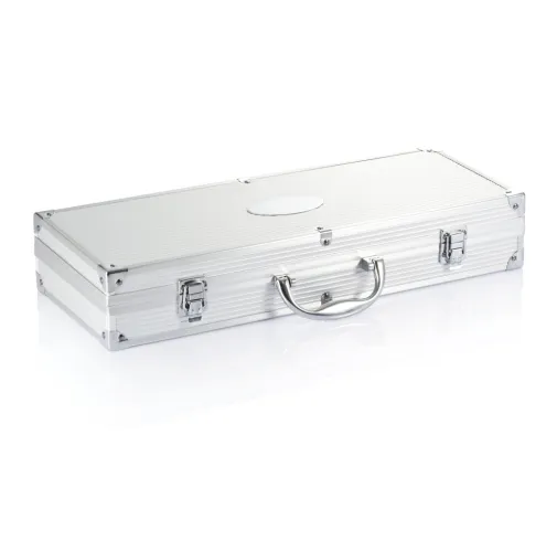 Set Barbacoa 12 piezas en caja de aluminio