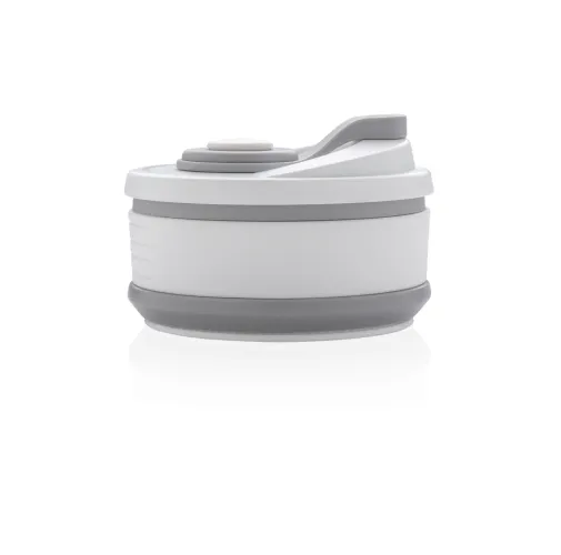 gris Taza plegable de silicona