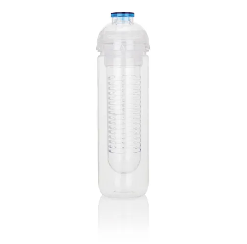 azul Botella de agua con infusor