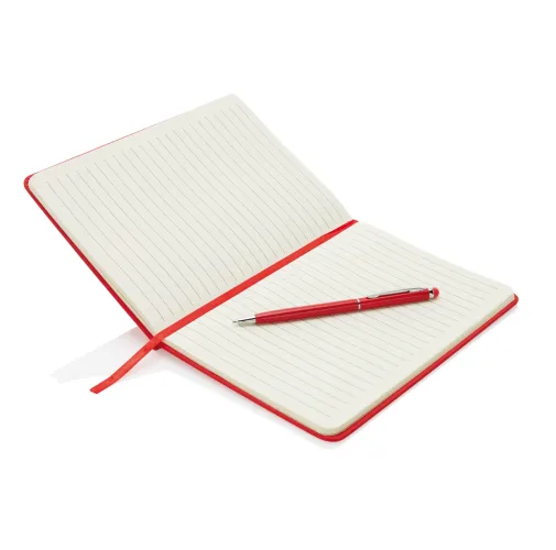 Libreta A5 PU básica con bolígrafo táctil