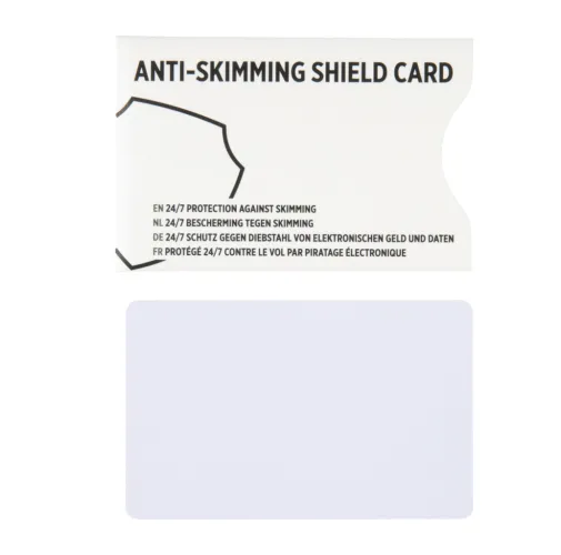 blanco Tarjeta RFID antirobo