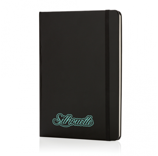 negro Libreta A5 básica de tapa dura